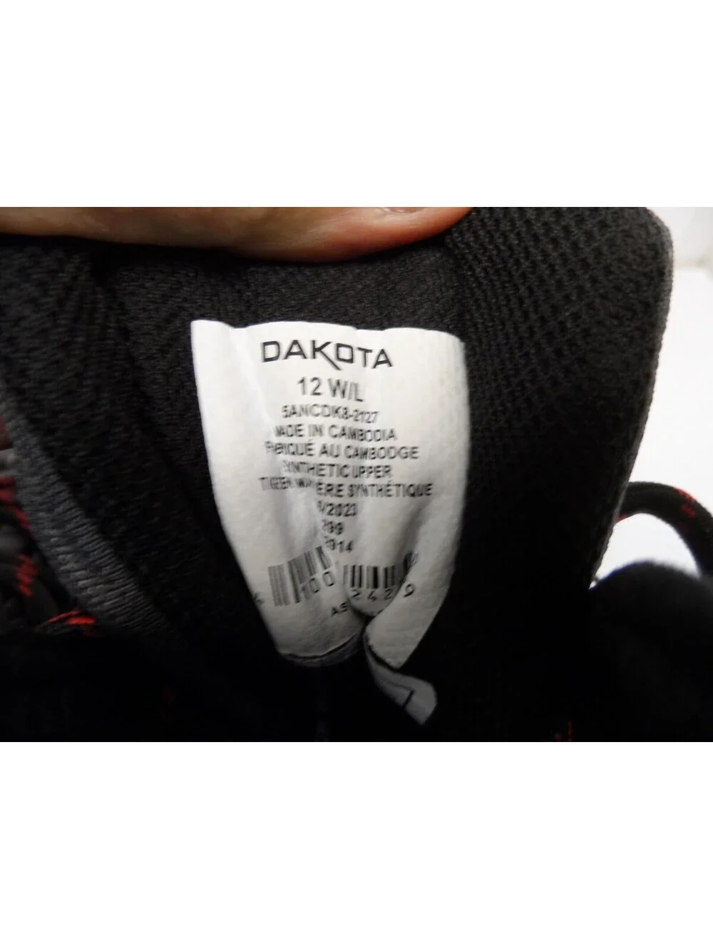 DAKOTA Men's 2127 Steel Toe Steel Plate WP Mid-Cut Safety Hiking Boot Size 12W/L